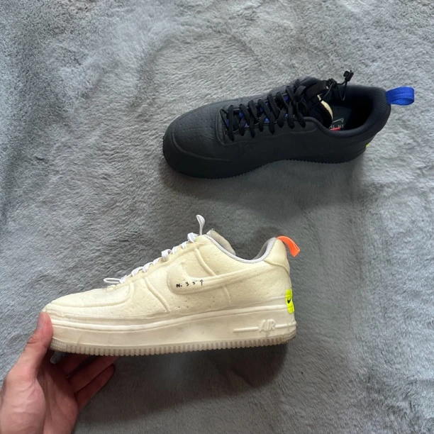 42码 Nike af1黑白鸳鸯 90新 鞋底磨损小 鞋面新 气垫 中古