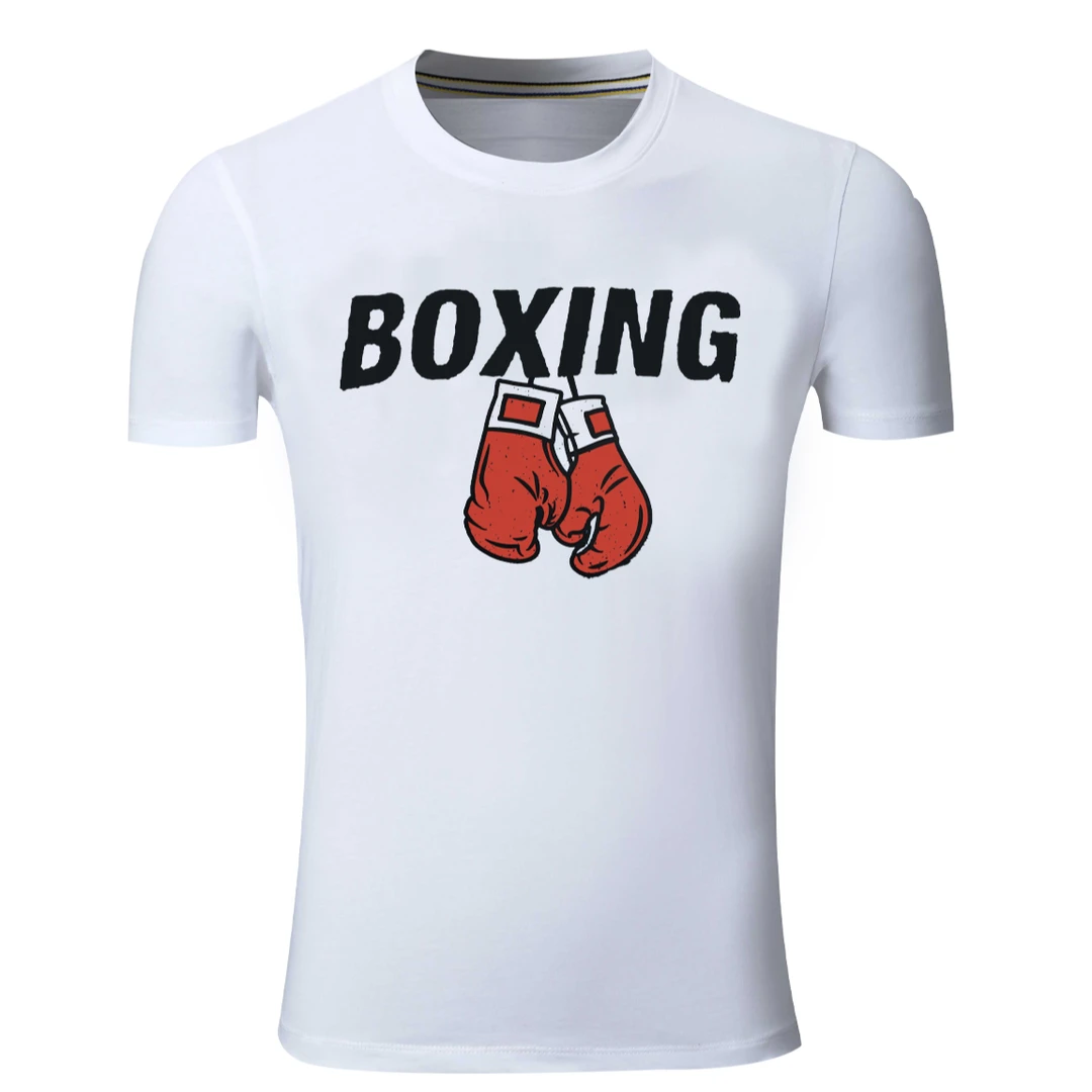 بوكىسBoxing拳击爱好者冰丝速干透气运动T恤百搭潮流休闲时尚