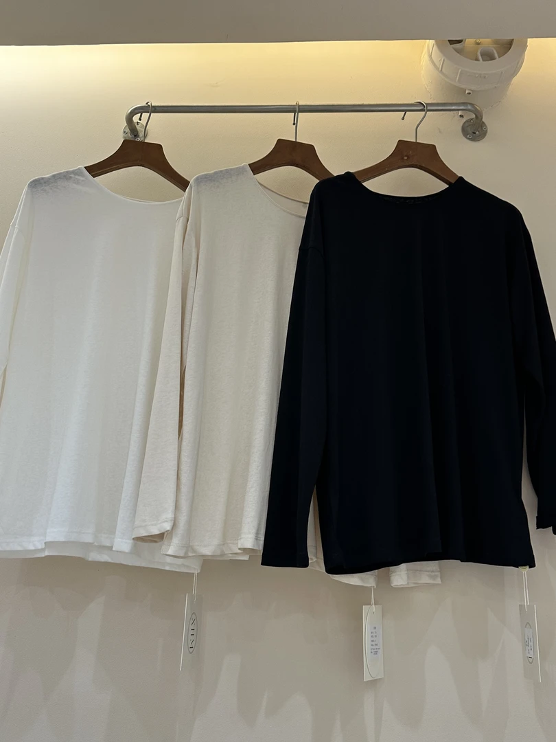 MUMU｜2024春季新品简约百搭光版T恤