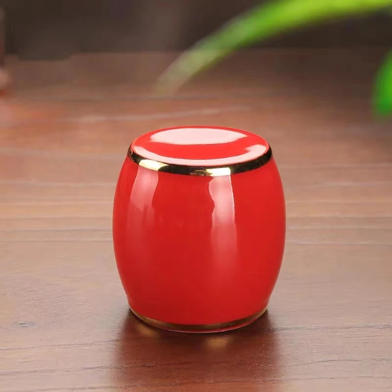 泡茶工具羊脂玉瓷盖置茶周边泡茶专用茶具盖碗防破神器