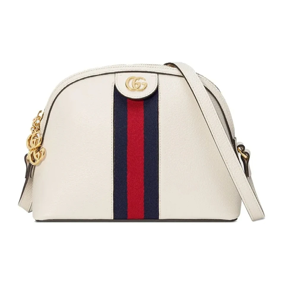 95新 GUCCI/古驰 白色Ophidia贝壳包【5型潮奢】