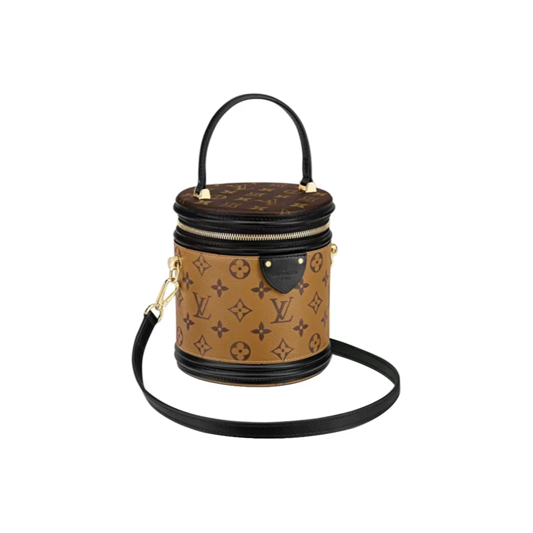 99新 LouisVuitton/路易威登 拼色发财桶