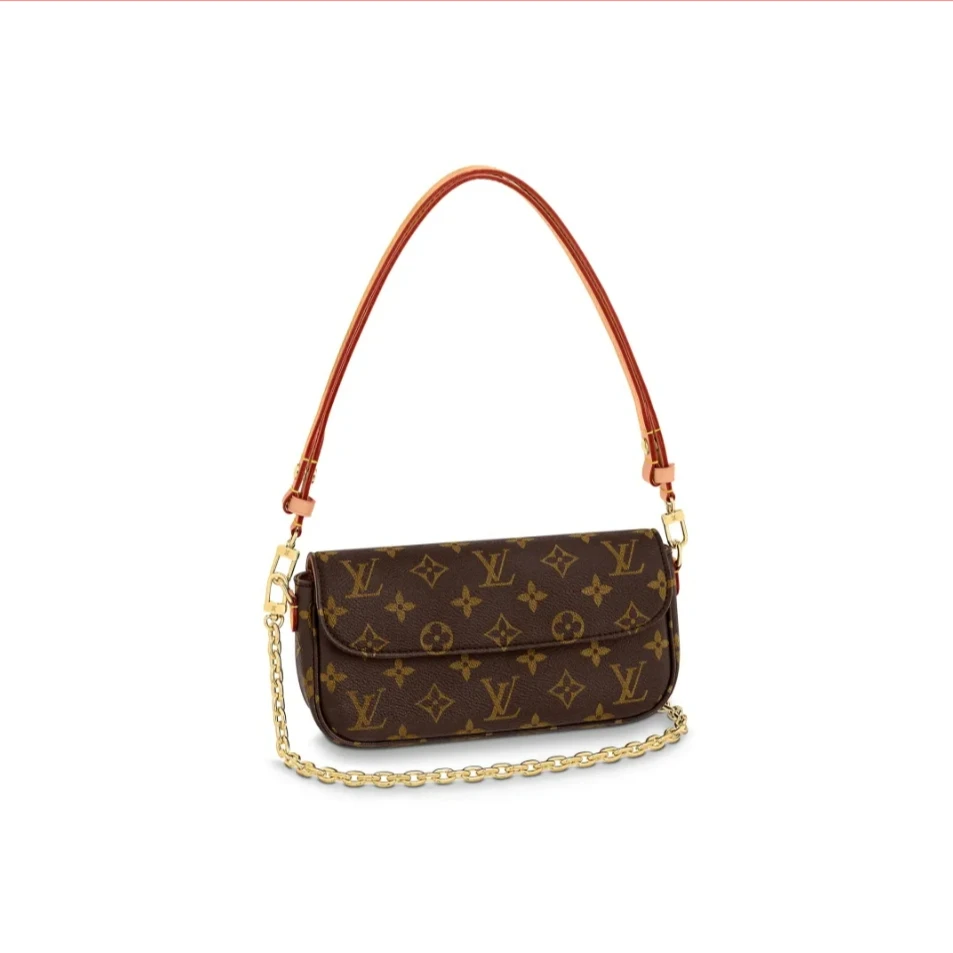99新 LouisVuitton/路易威登 老花ivy单肩包