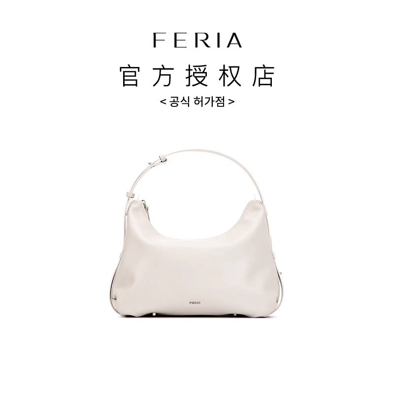 FERIA【慵懒Hobo包】FE311B107韩国小众品牌时尚休闲真皮百搭女包YY