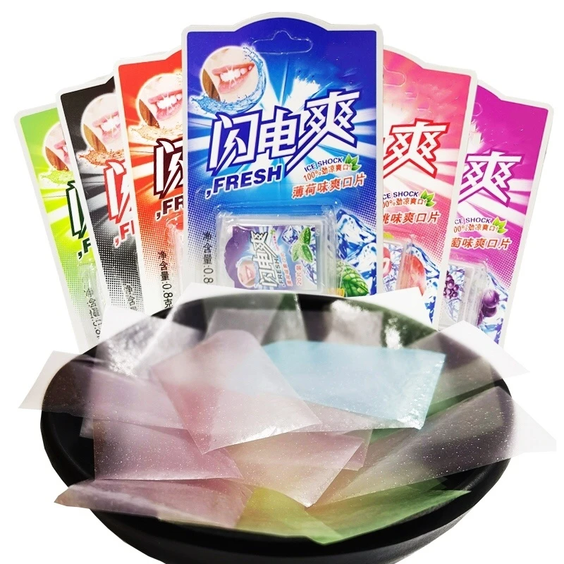 闪电爽口片 怀旧零食0.8g/盒