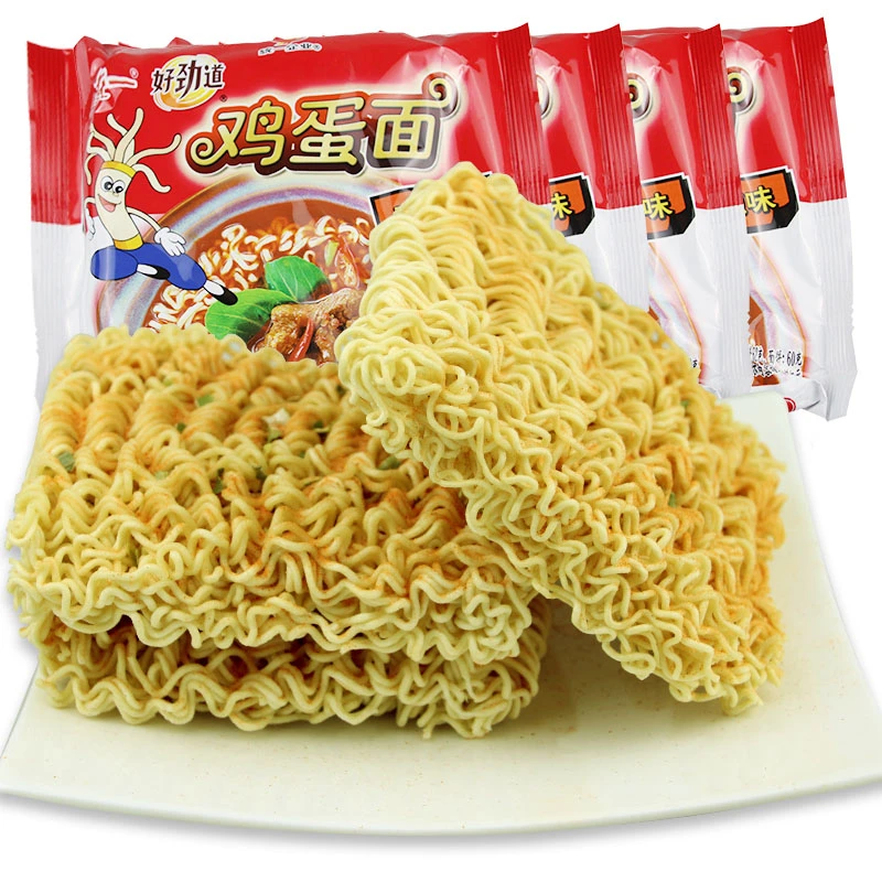 好劲道鸡蛋面麻辣干脆方便面麻辣味干脆面怀旧经典