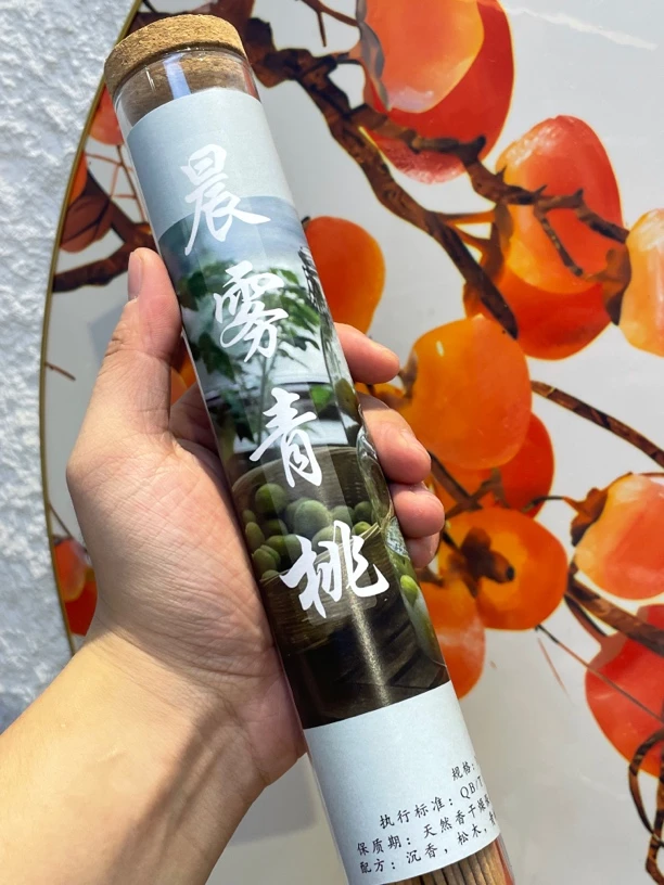 晨雾青桃 线香 100g装