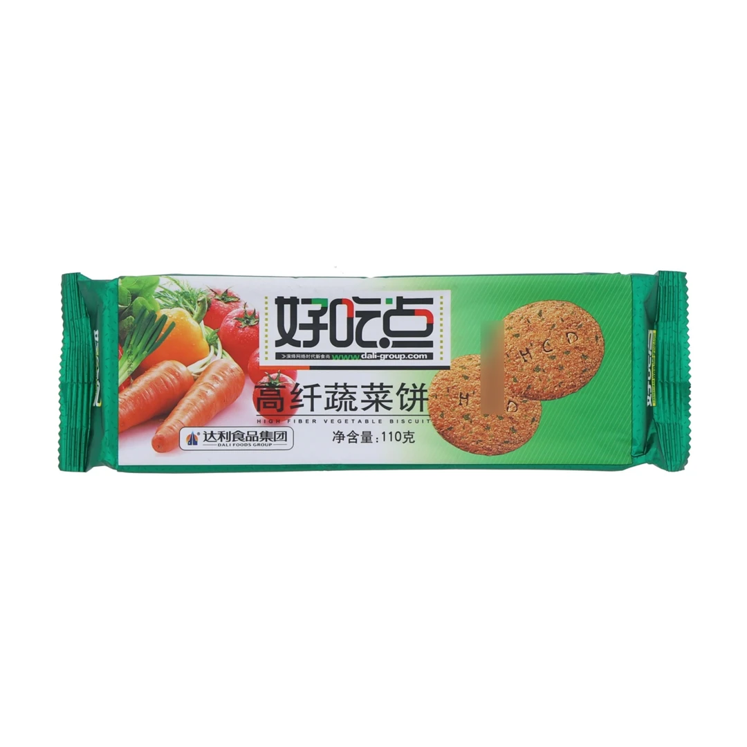 达利食品集团有限公司好吃点高纤蔬菜饼110g