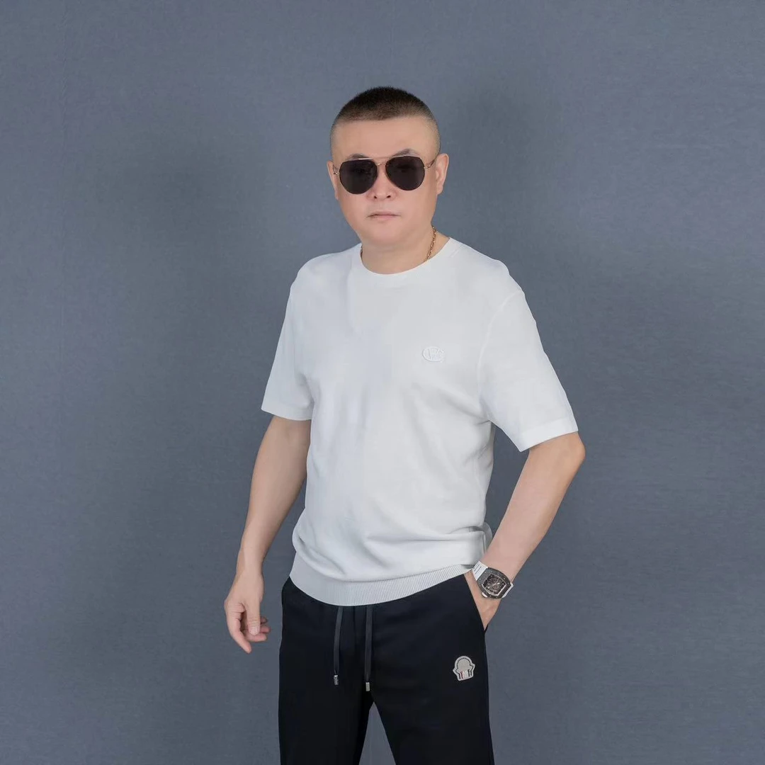 【7151】男士夏季纯色简约透气清凉舒适半袖