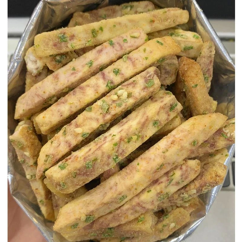 【小扬哥力荐】比薯条好吃巫小蛮荔浦芋头条香芋条蟹黄味咸蛋黄酥