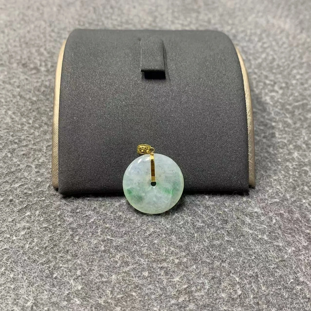 天然A货翡翠平安扣、山东官方库出、顺丰包邮、000141-18#