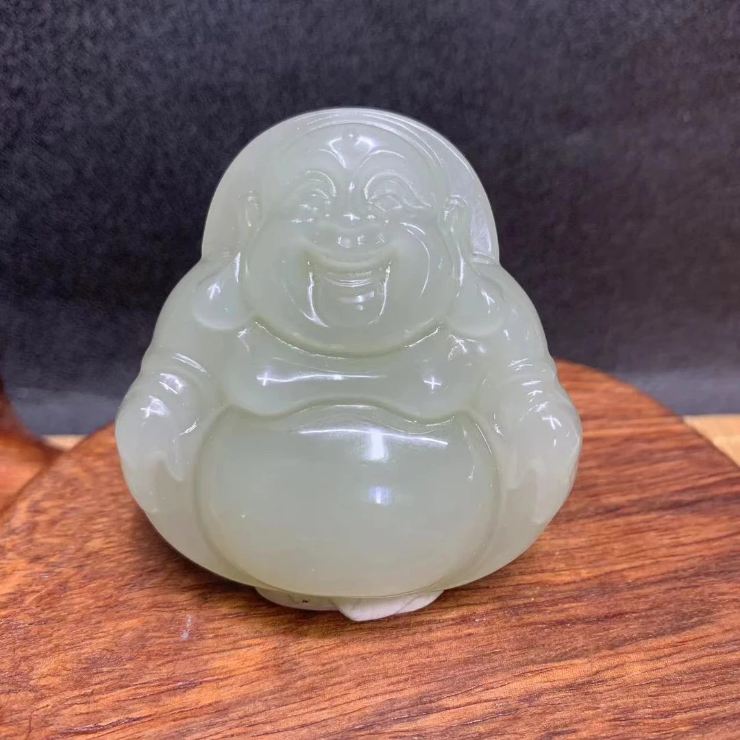 和田玉佛公吊坠、经典百搭时尚611082#顺丰包邮