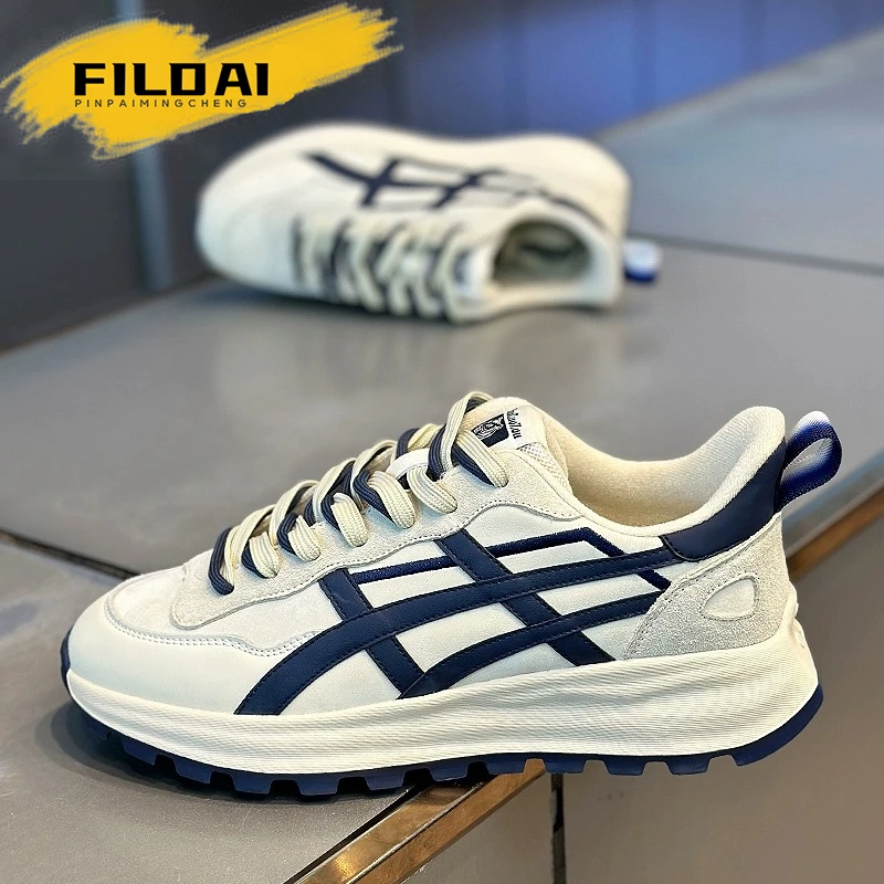 FILDAI欧洲站老爹鞋男士秋冬季加绒阿甘男鞋韩版潮流休闲运动潮鞋