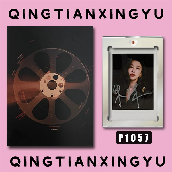 P1057【朱珠】正品拍立得照片 白边