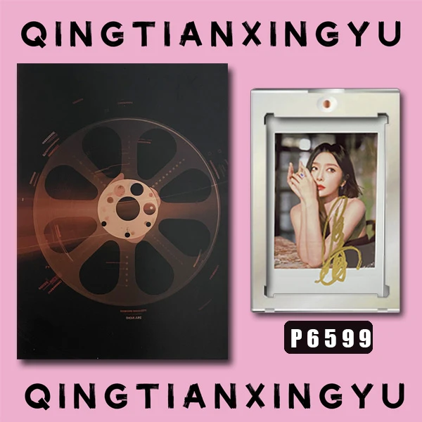 P6599【秦岚】正品拍立得照片 白边