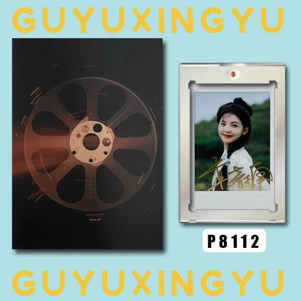 【P8112】章若楠 正品拍立得照片 白边