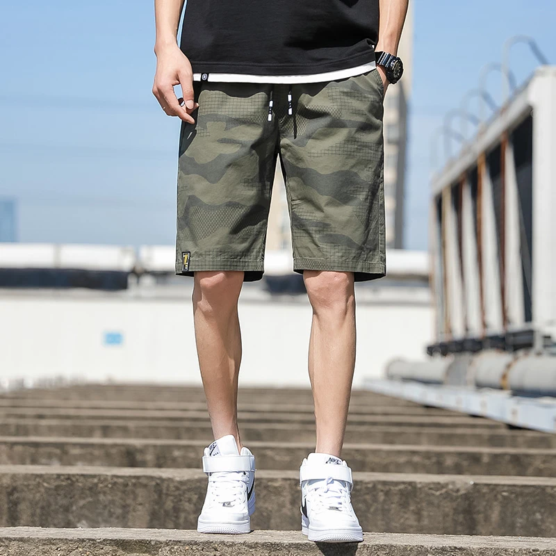 男士短裤夏季爆款潮流显瘦百搭中裤2024新款时尚休闲五分裤男外穿