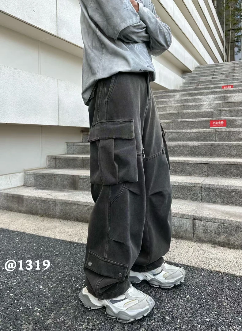 1319 潮牌买手加绒牛仔裤 KE