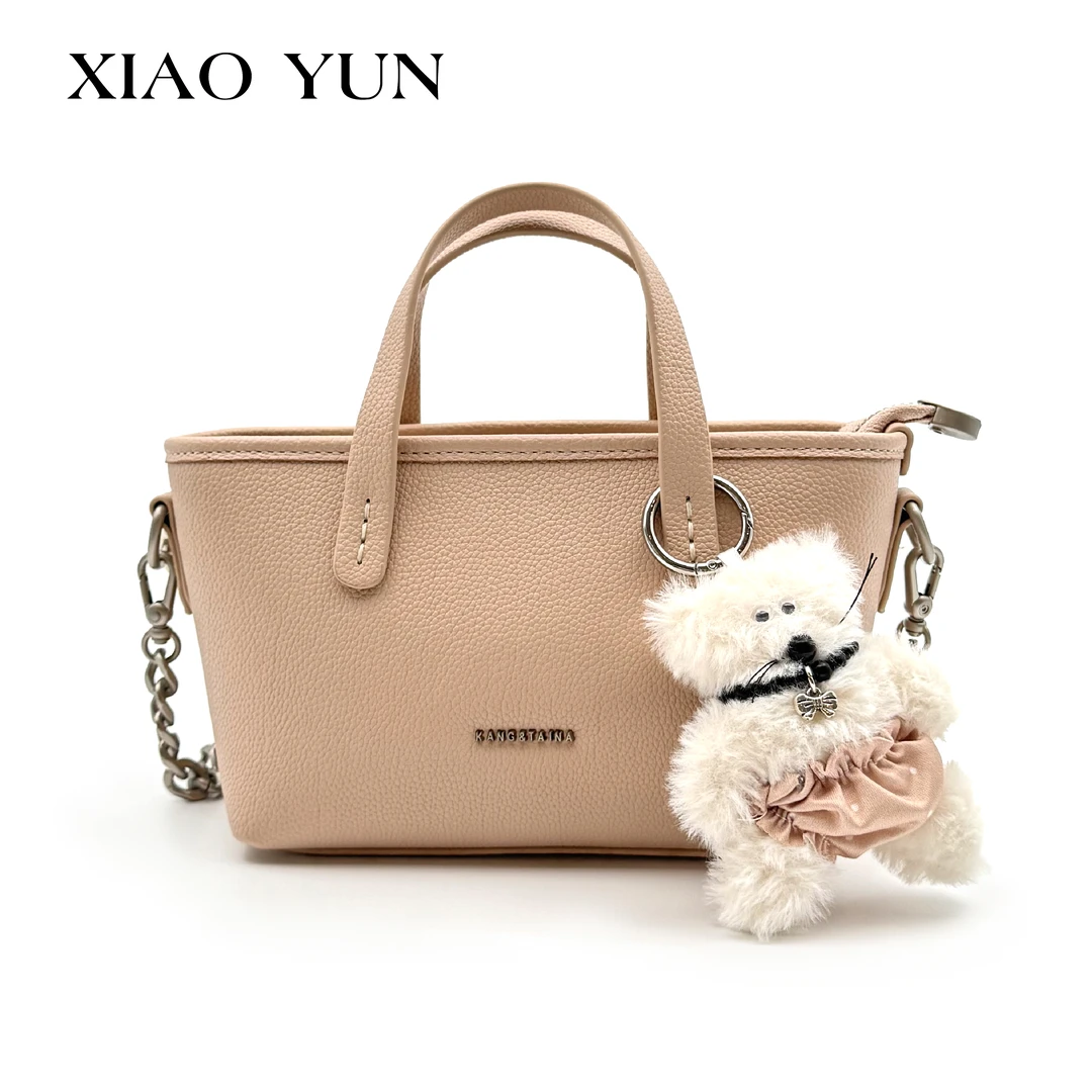 轻奢时尚百搭托特包单肩手提包包肩包桶包18054