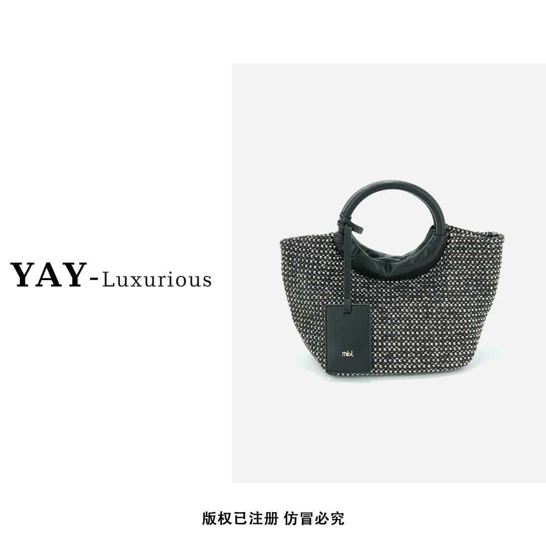 YAY新款原创设计高定女包2398中古灰