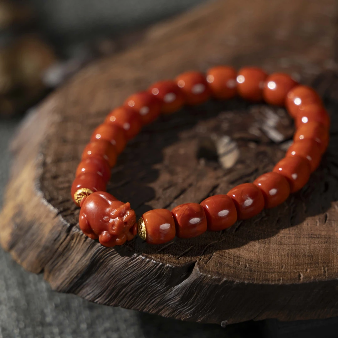 瓦西南红DIY直切9mm手串102210600680