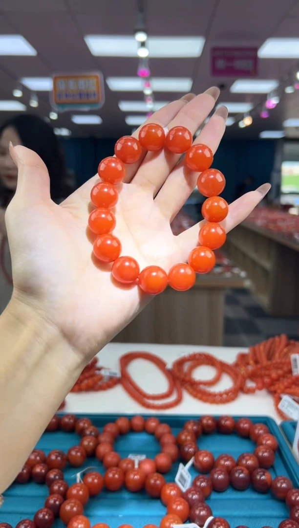 【闪购商品】南红玛瑙手串未镶嵌10.22-(多样式)