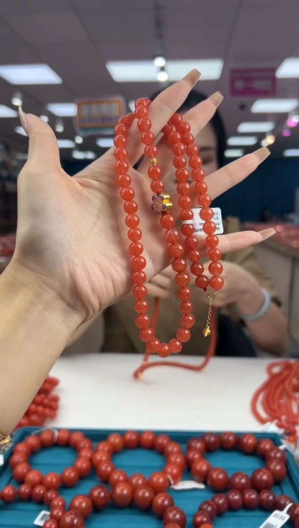 【闪购商品】南红玛瑙项链18K金镶嵌11.10-(多样式)
