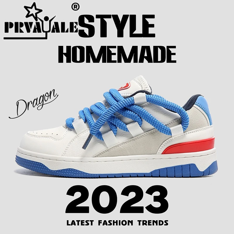 网红男鞋夏季原创设计2025新款休闲滑板面包鞋男小众复古运动板鞋