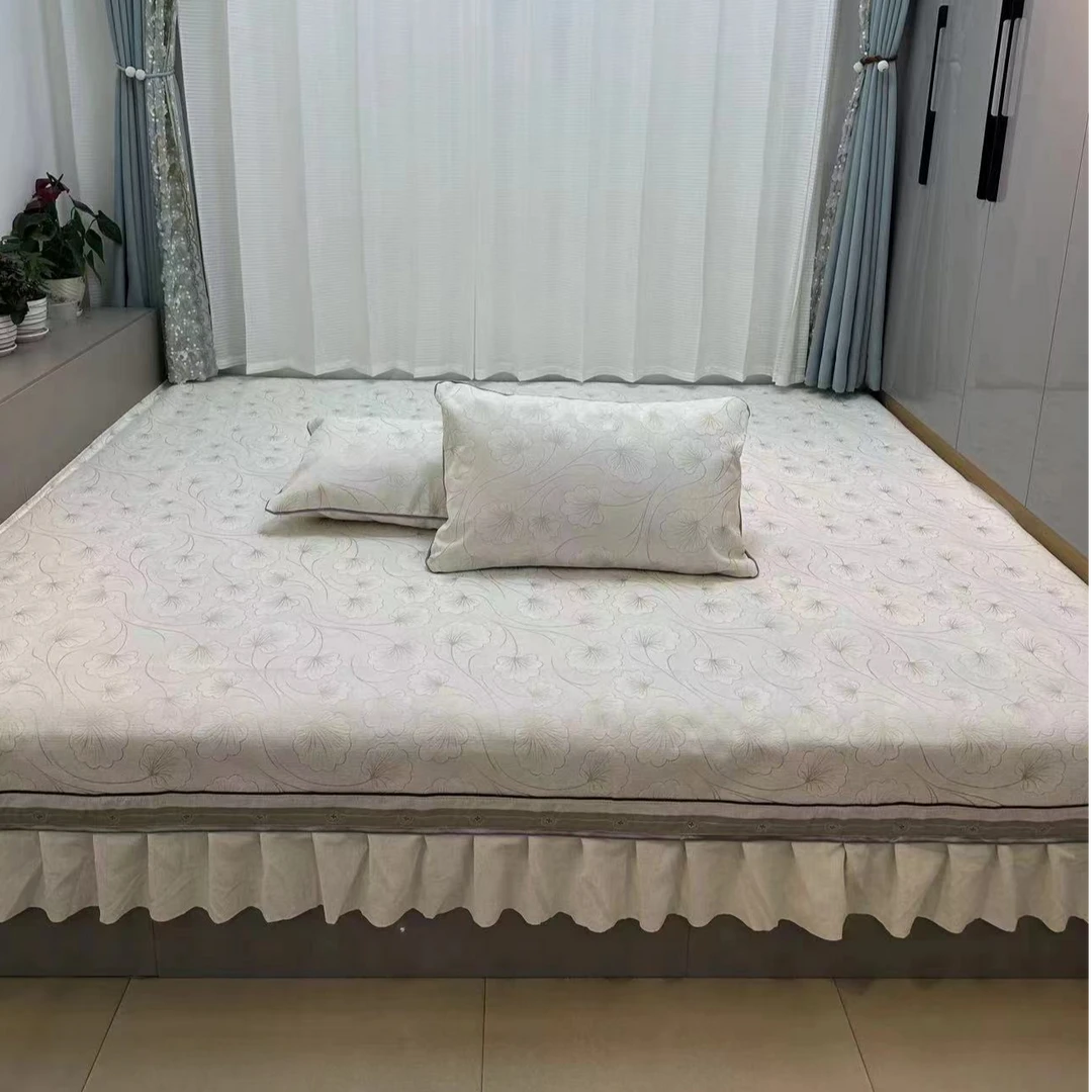 雪尼尔 荷叶 榻榻米外罩不跑不滑四季通用不起球不缩水