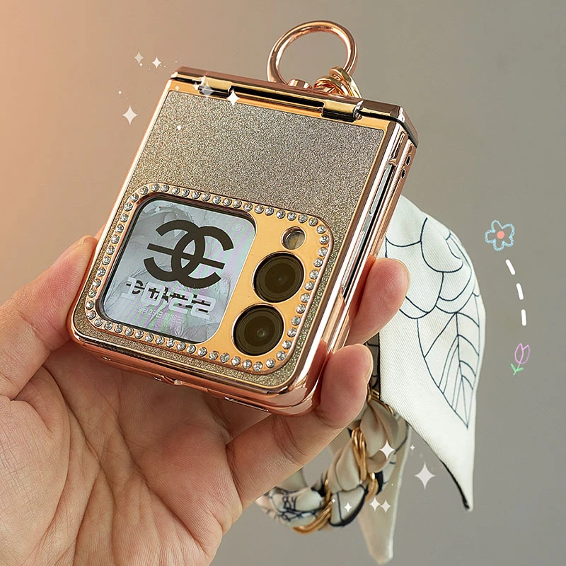 适用华为novaflip手机壳新款时尚轻奢风手提斜挎包包折叠屏保护壳