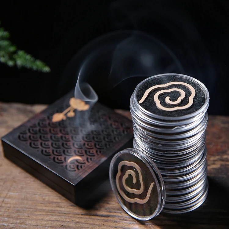 印度老山檀香无粘粉祥云盘香