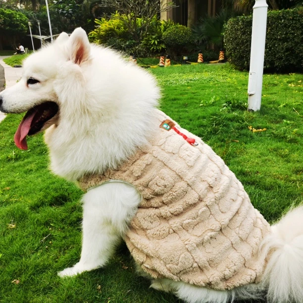 大狗狗衣服冬季加厚保暖科基拉布拉多泰迪金毛柴犬边牧萨姆耶大犬