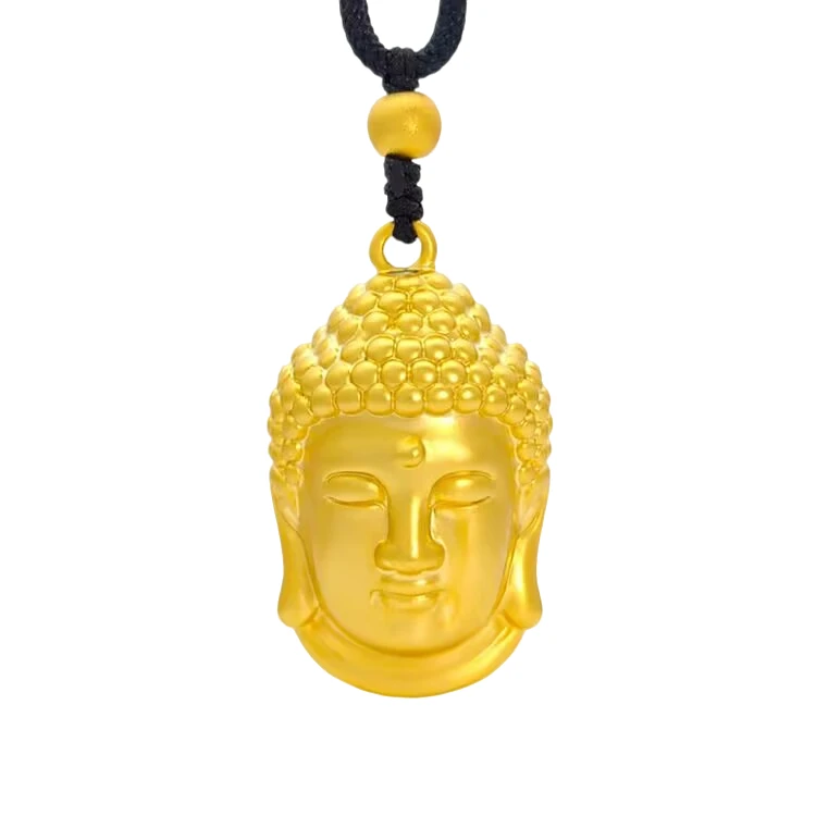 【抖音好物】轻奢气质时尚首饰厚庄佛头吊坠【收藏级】