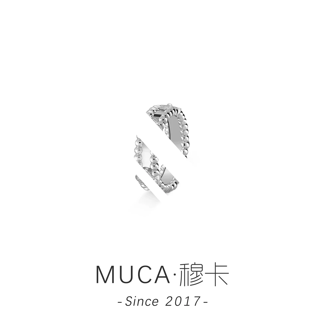 铜合金戒指 银色万花筒小众百搭气质时尚女戒指X398