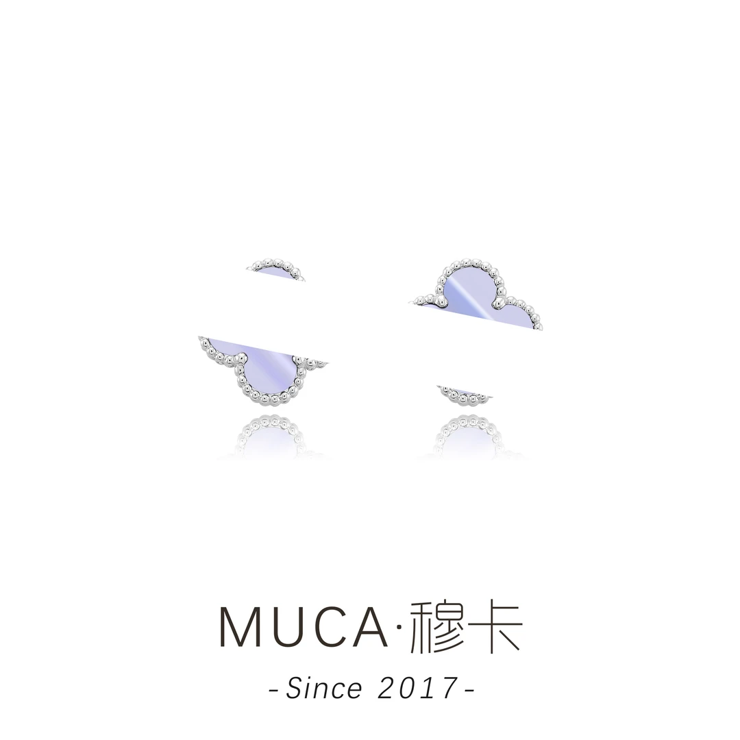 925银玻璃耳饰 紫花经典气质轻奢时尚女耳钉X502