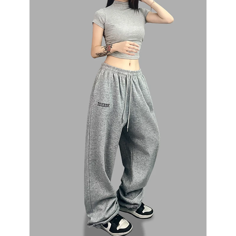 ROKBBK-K/布韩街舞潮牌四色爵士jazz跳舞卫裤女hiphop运动长裤潮