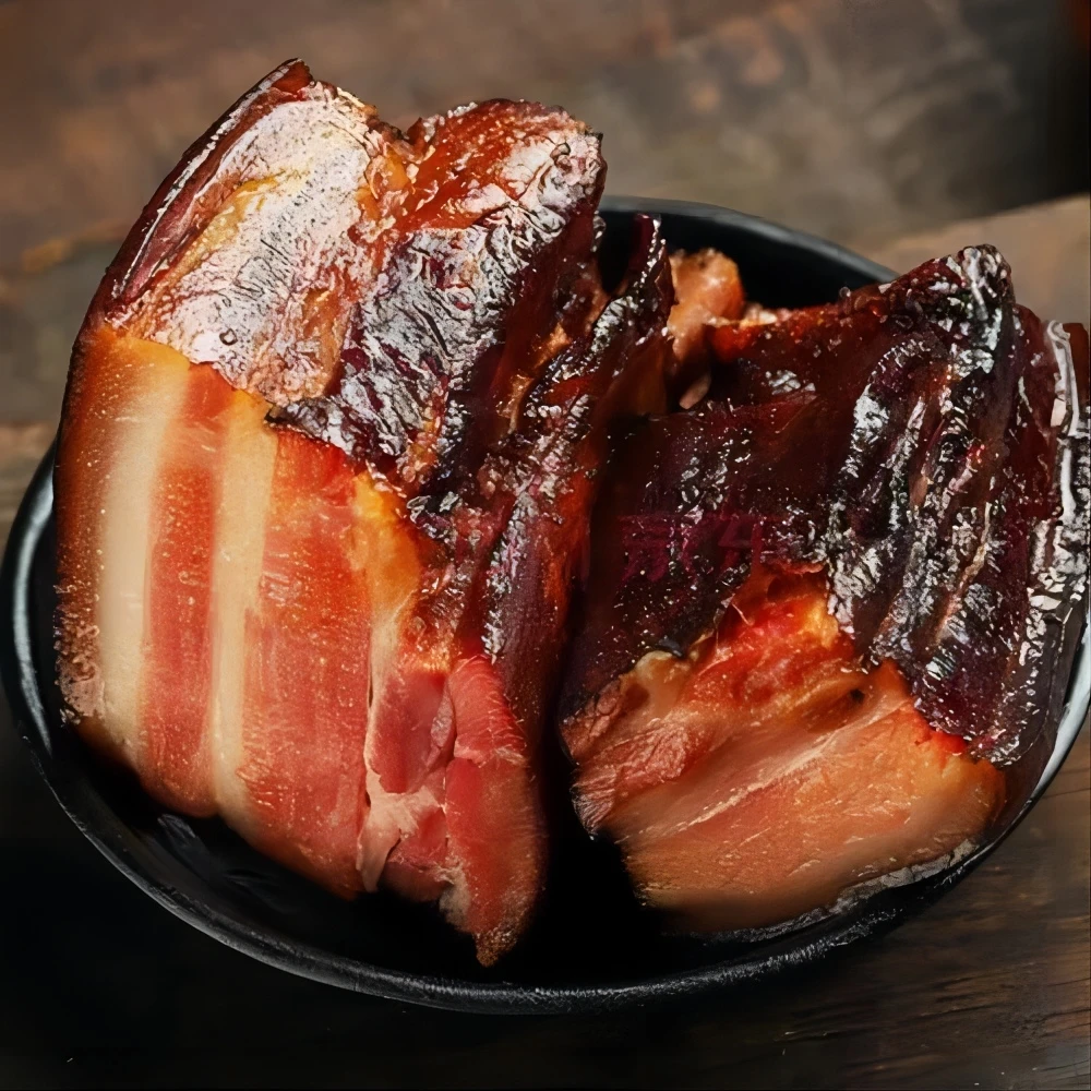 【79.9到手5斤】湖北恩施农家散养土猪柏树枝烟熏腊肉肥瘦相间好吃