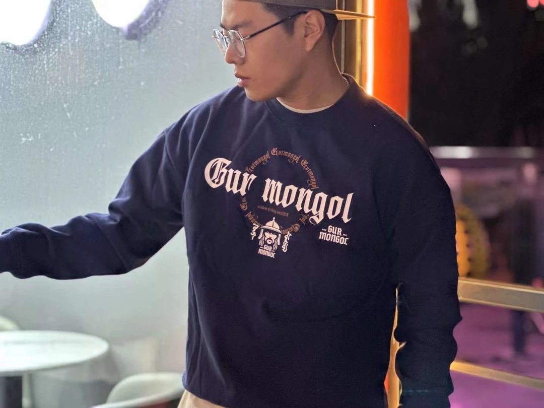 GUR MONGOL圆领套头特价卫衣