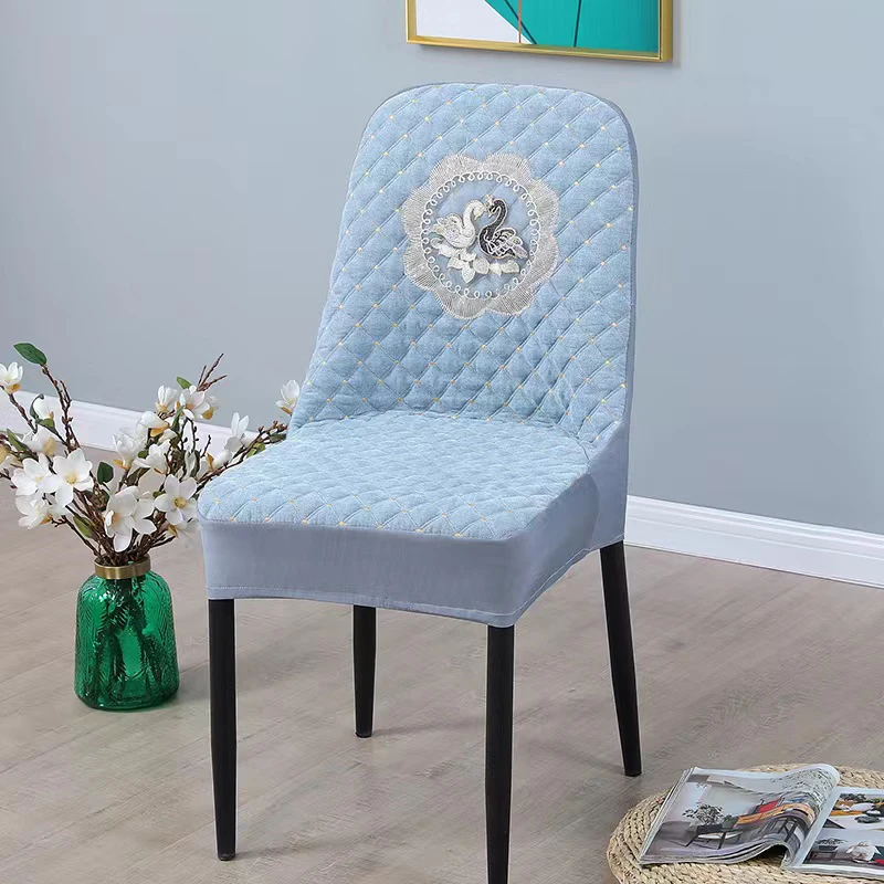 北欧风弧形全包椅套防滑四季通用椅子