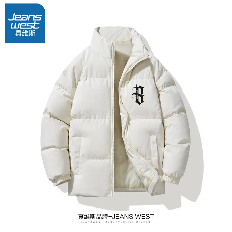 【姿姐专属】真维斯 冬季棉衣男加厚保暖面包服宽松男款棉服外套男