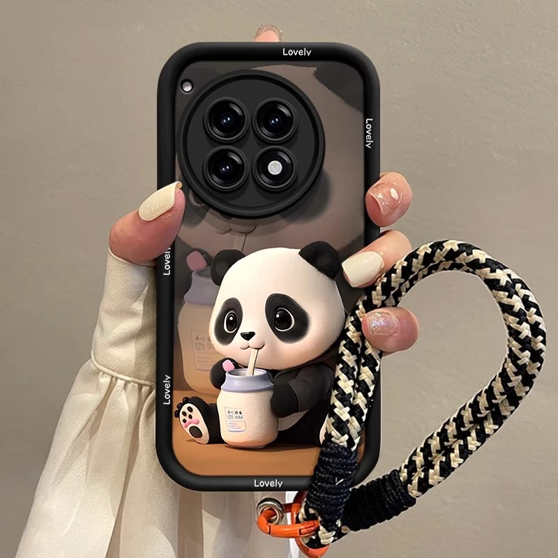 喝奶熊猫适用一加ace3手机壳ace3新款ace2硅胶保护套一加Ace2全包