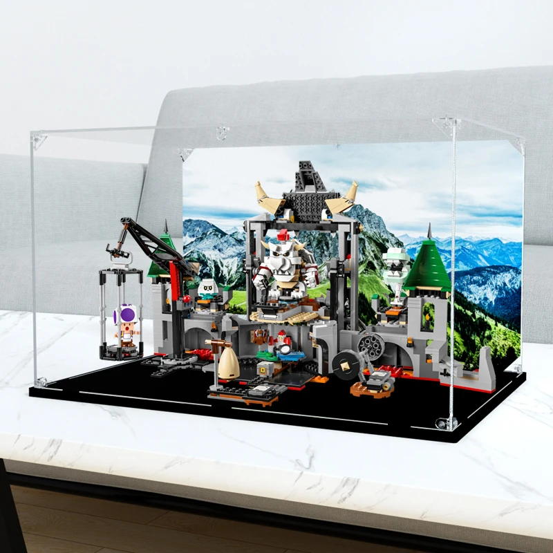 旻悦亚克力展示盒适用乐高71423 枯骨酷霸王城堡大战扩展关卡拼装