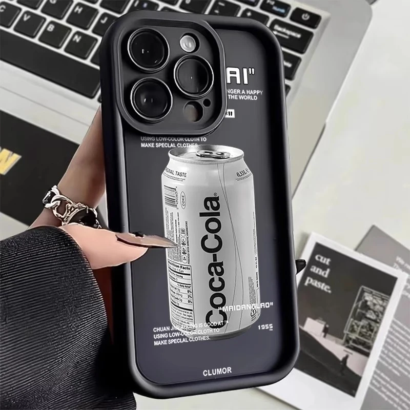 coca-cola汽水iphone14promax苹果13壳15新款12创意11网红78p全包