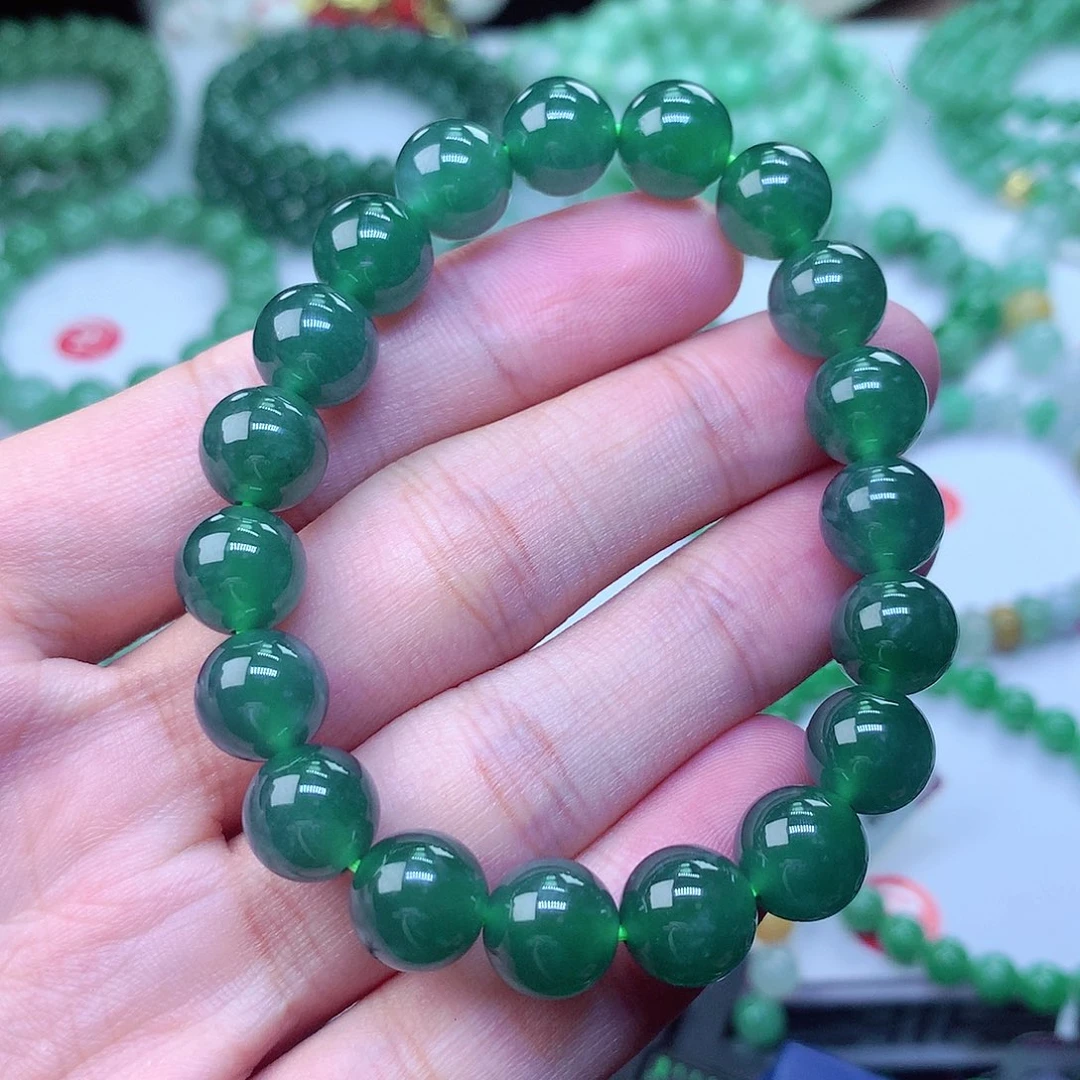 翡翠毛衣链未镶嵌