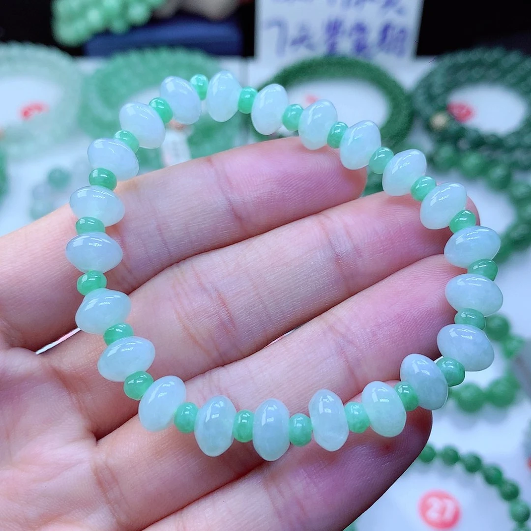 翡翠毛衣链未镶嵌