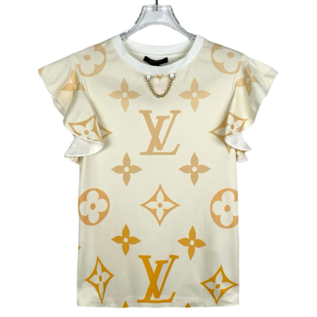 99新  013033  Louis Vuitton Lv 路易威登  21款  渐变短袖 XS码