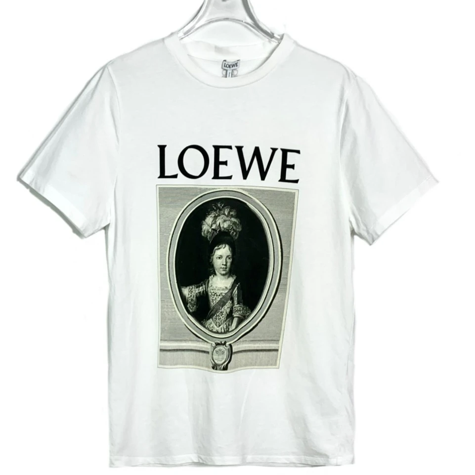 99新 002946 Loewe/罗意威 油画圆领短袖T恤 S码