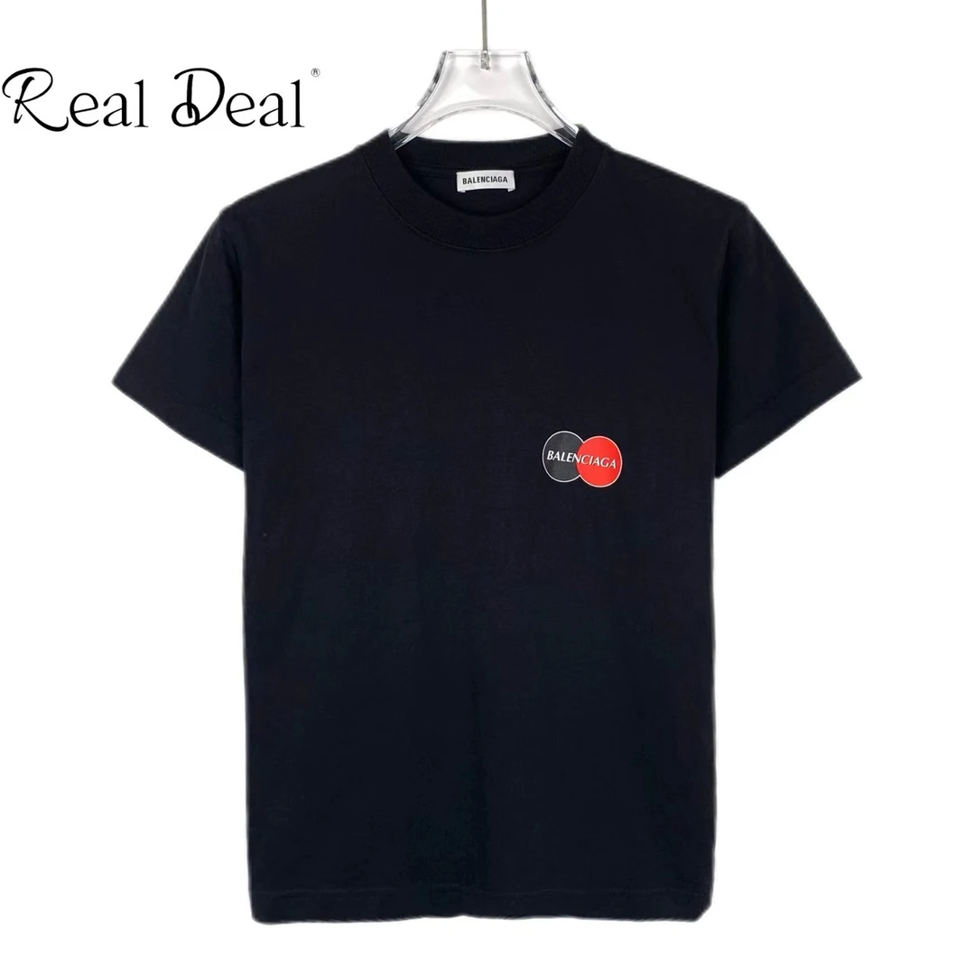 99新 Balenciaga/巴黎世家 019177  logo印花棉质短袖T恤 S码