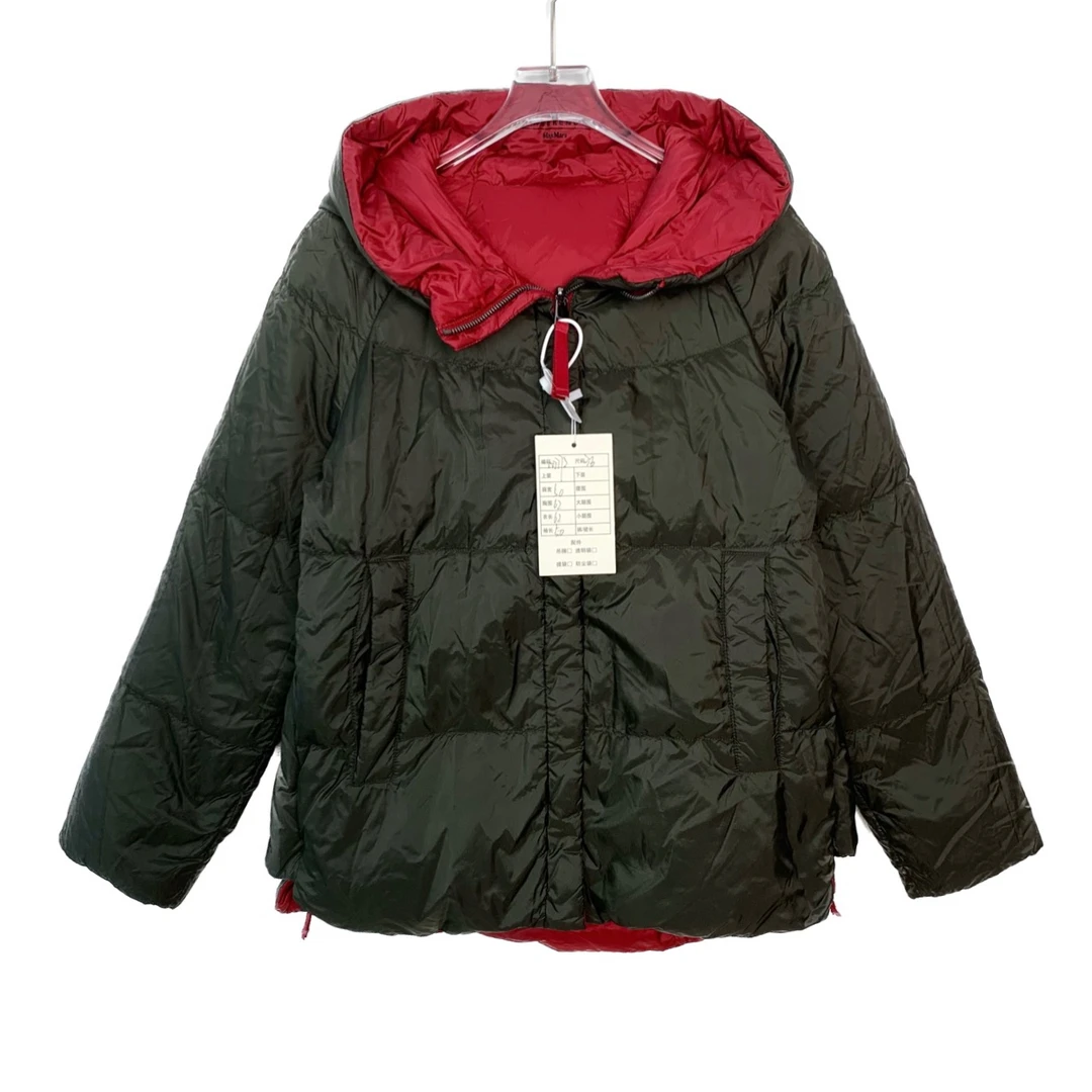 99新  007772 Weekend Maxmara 撞色双面穿羽绒服外套 36码