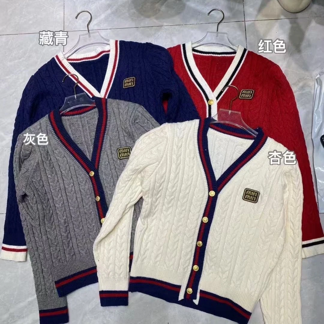 【蕾蕾女装】轻奢小香风蝴蝶结绑带毛衣针织衫甜美上衣女8908